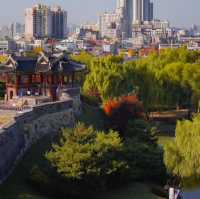 Beautiful Autumn at Hwaseong Fortress