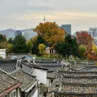 【韓国ソウル・三清洞】北村韓屋村の眺めを満喫できるカフェ「北村展望台カフェ」
