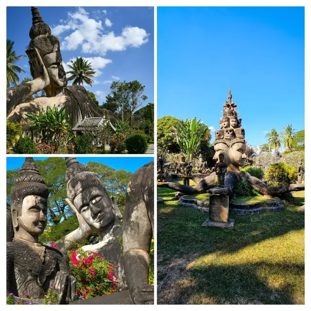 เที่ยวสวนพระพุทธรูปในลาว