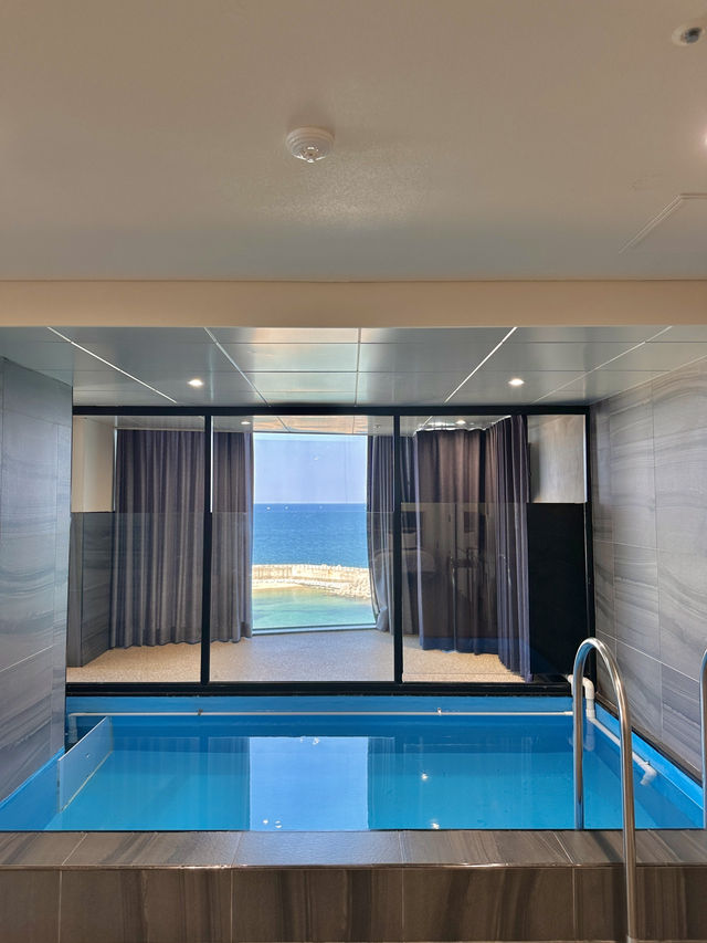 속초 등대해수욕장 1분거리 미디어아트 가족펜션 🫧🌊