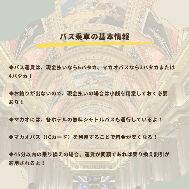 🚌マカオ観光はバスでラクラク移動！乗り方完全ガイド🇲🇴