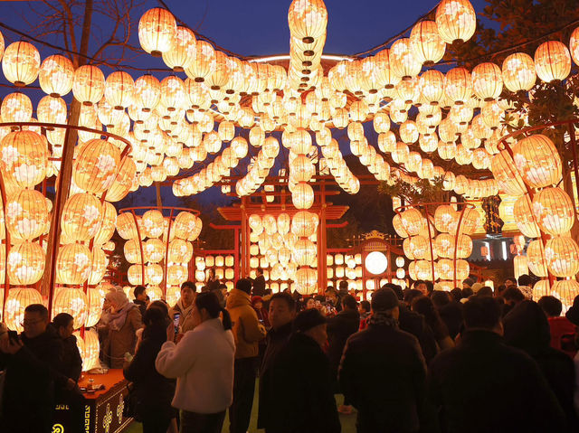 Millennium City Park in Kaifeng City, central