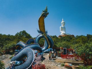 Grandfather Sri Mukda, the majestic Naga statue