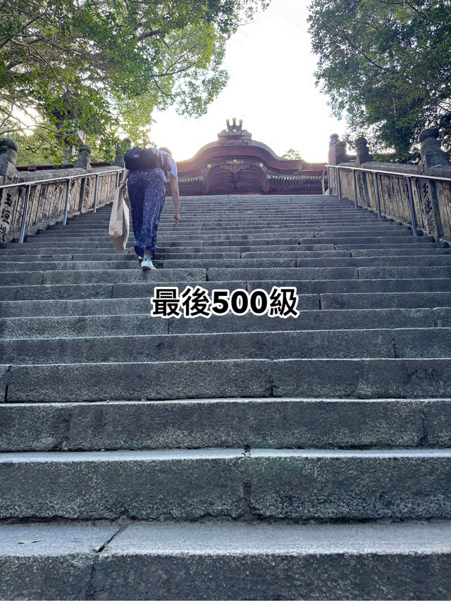 : 「港女征服金刀比羅宮！785級天梯爬上去你可以實現願望+神馬禁摸令 附商店街停車費回贈秘技🇯🇵」**    ---