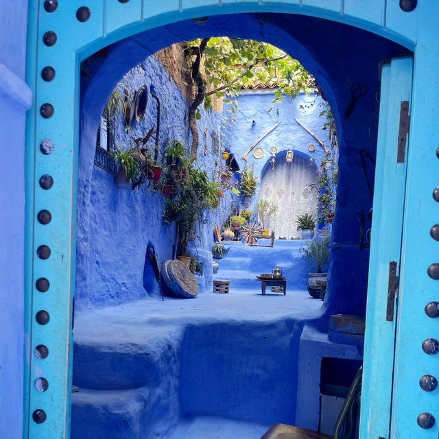 💙北非秘境🇲🇦摩洛哥藍城🩵傳說靈氣染成的天空之城