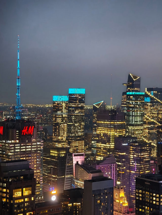  紐約夜景首選｜Top of the Rock觀景台：帝國大廈就在你眼前！