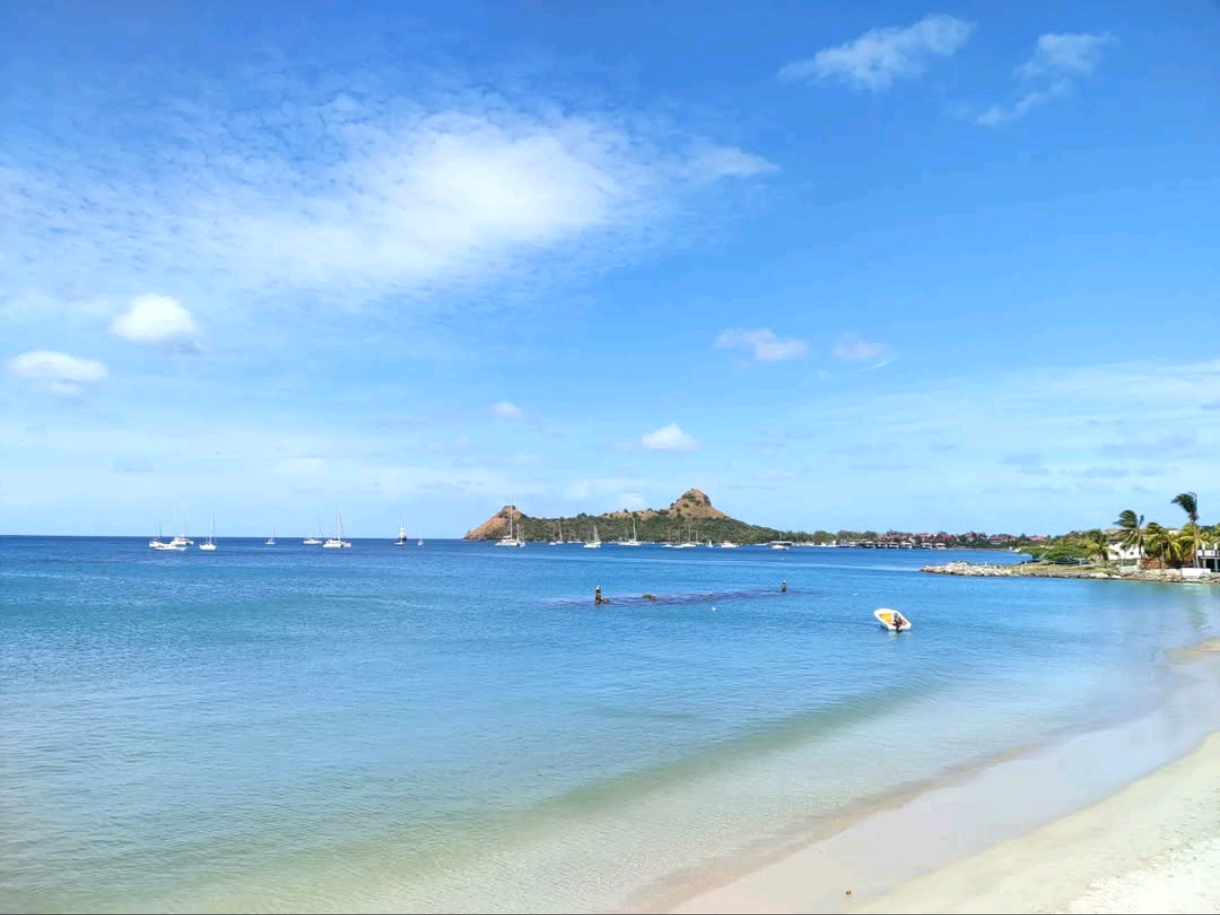 Sun, Sand and Lively Energy at Gros Islet Beach Front