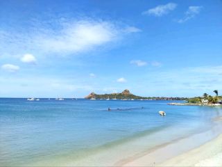 Sun, Sand and Lively Energy at Gros Islet Beach Front