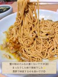 【上海旅行】黄金に輝く蟹麺をカジュアルに楽しもう