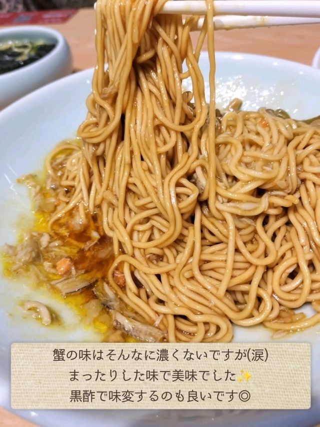 【上海旅行】黄金に輝く蟹麺をカジュアルに楽しもう