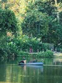 A Secluded Paradise by a Natural Lakeside Limestone Cliff