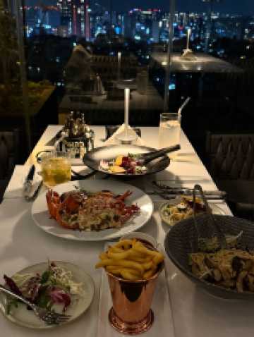 🌃 기념일에 가기좋은 강남의 밤 위로 떠오른 구름, AC호텔 루프탑 바 클라우드