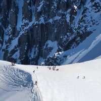 Where Sky and Snow Merge: The Aiguille's Eternal Dance