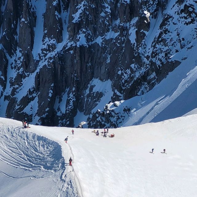 Where Sky and Snow Merge: The Aiguille's Eternal Dance