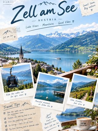 🇦🇹 Zell am See | A Peaceful Lakeside Escape in the Austrian Alps 🏔️🌊