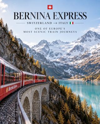 มนต์เสน่ห์แห่งเทือกเขาแอลป์: นั่งรถไฟ Bernina Express จากสวิตเซอร์แลนด์สู่อิตาลี 🚆🏔️