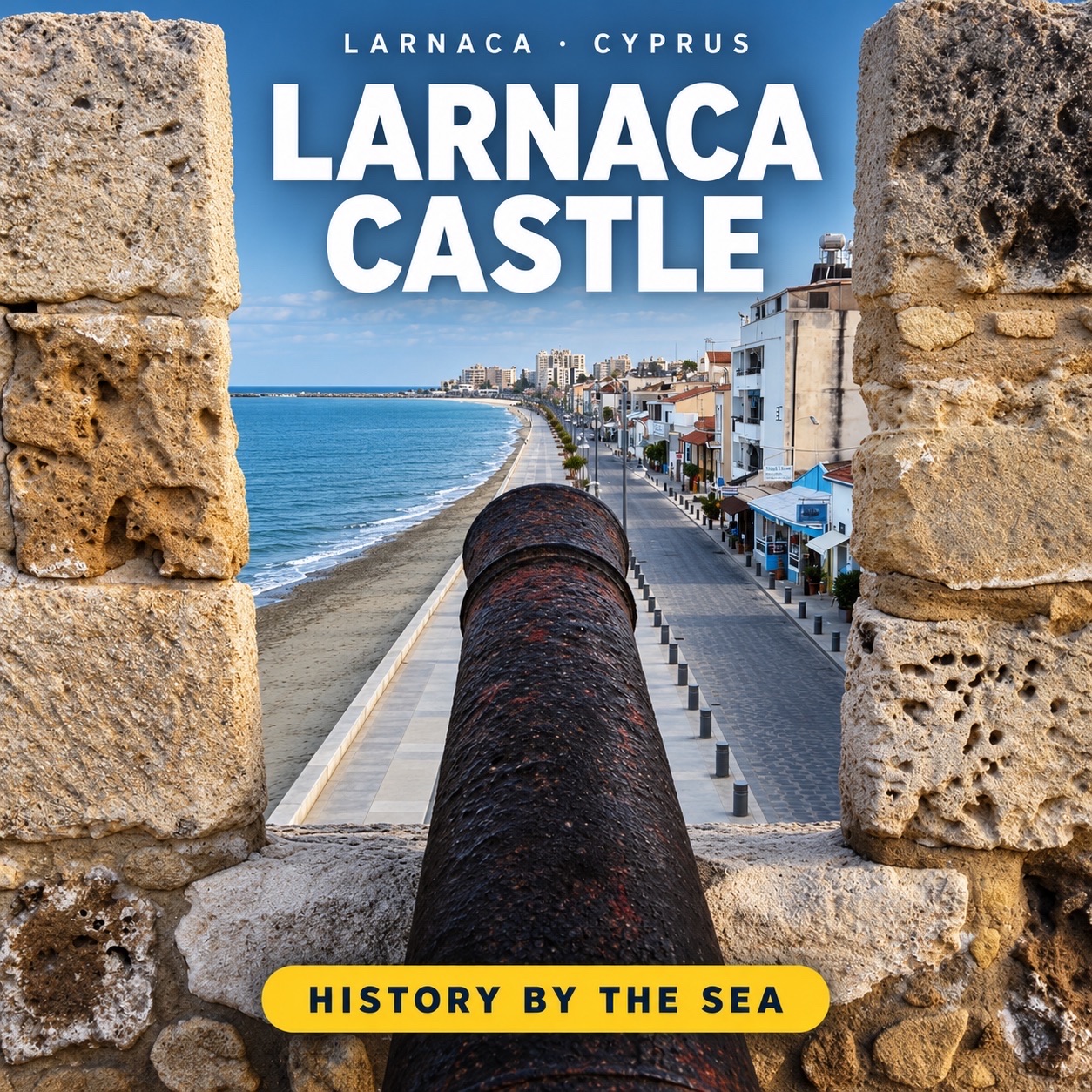 🏰 Larnaca: у пляжа с пальмами стояла виселица