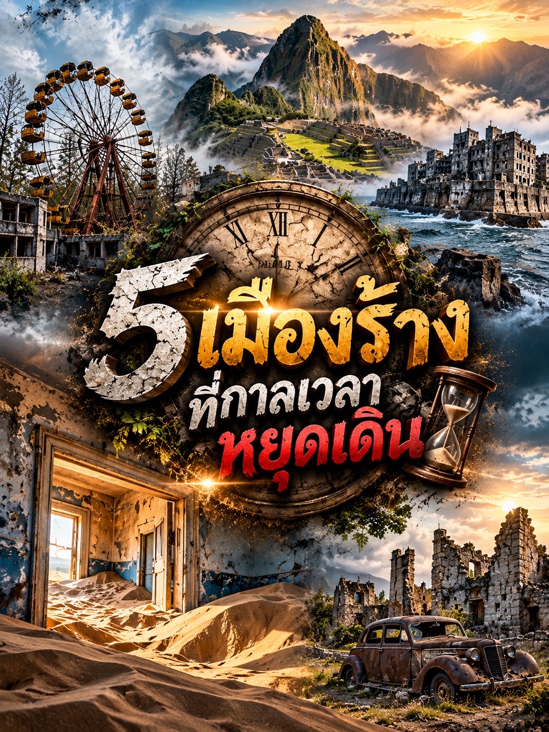 🕰️🏚️ 5 เมืองร้างที่กาลเวลาหยุดเดิน 🌍✨