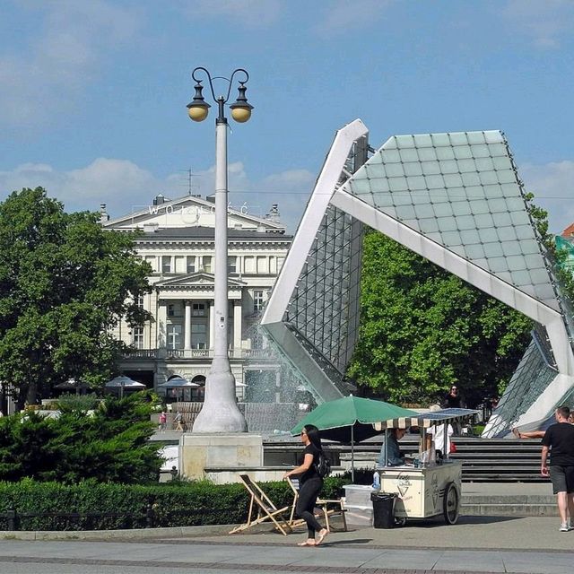 Freedom Fountain in Poznan