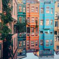 The colorful neighborhood of Balat