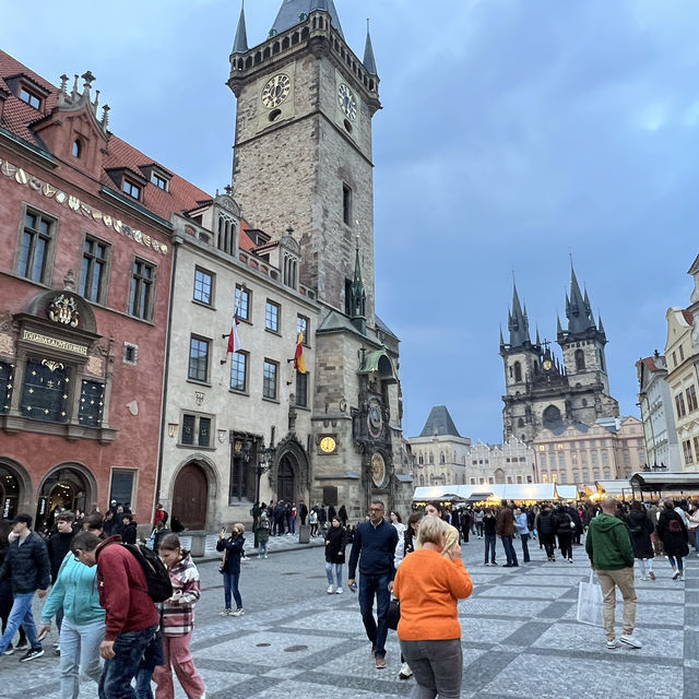 Prague is a gorgeous city with character. 