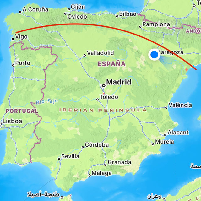 带你横穿西班牙的火车 从camp Tarragona 到 vigo guixar 
