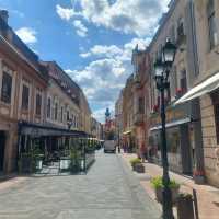Győr, the city center is nice