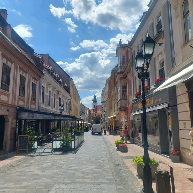 Győr, the city center is nice