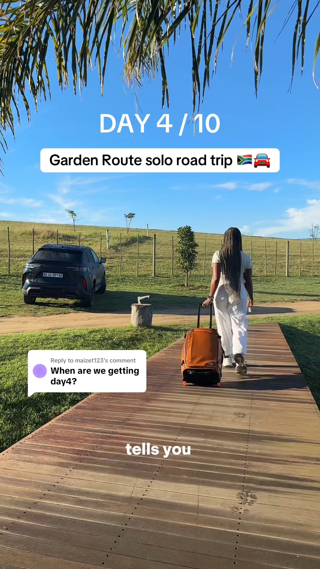 DAY 4 / 10 Garden Route solo road trip 