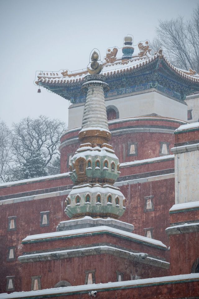 颐和园的雪|是一種靜謐的美颐和园的雪景，如詩如畫！
