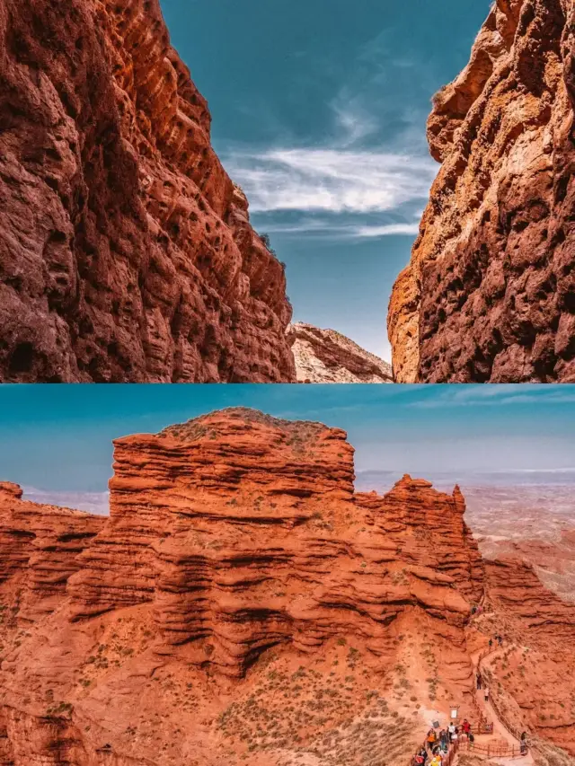 Pingshan Lake Grand Canyon in Zhangye, known as China's version of the Grand Canyon