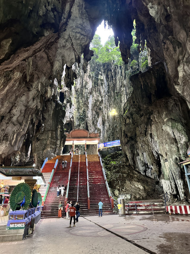 The Iconic Rainbow Stairs of Batu Caves, Kuala Lumpur 