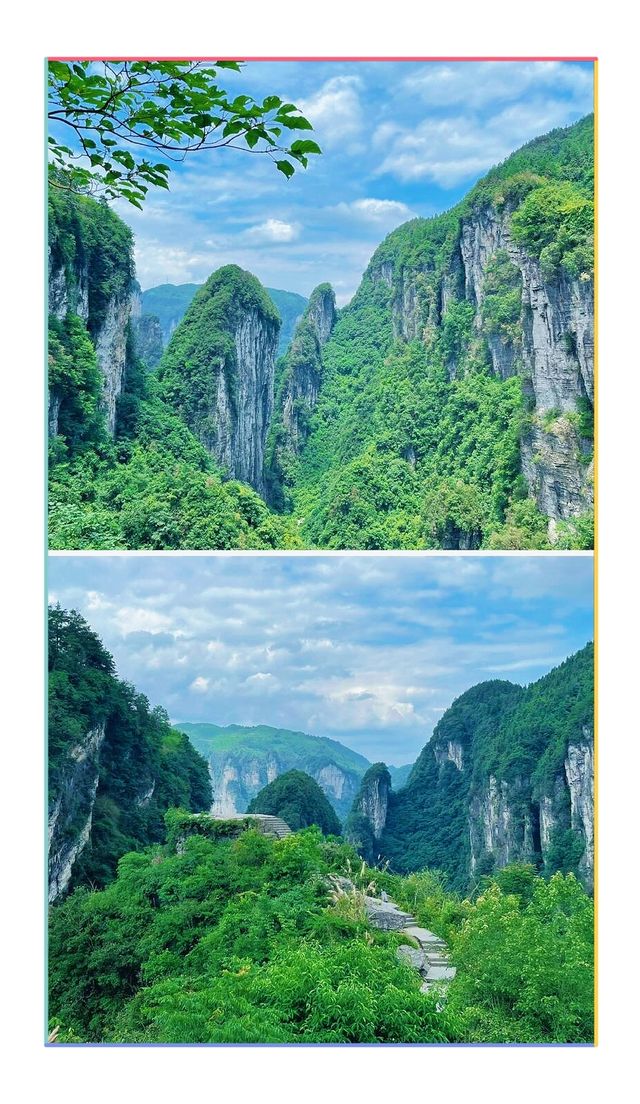 一眼萬年的地方德夯苗寨。