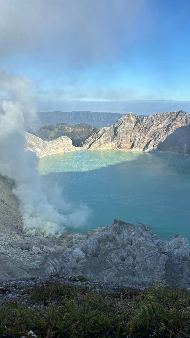 凌晨1點開始攀爬伊真火山