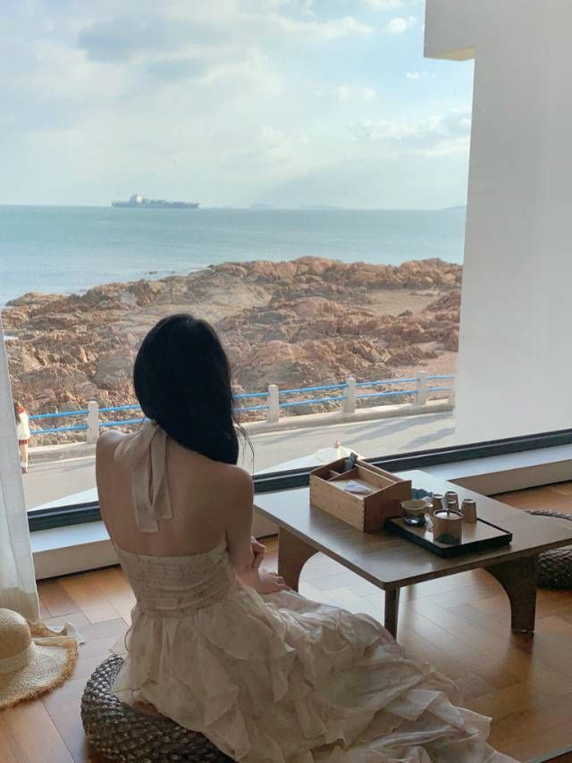 青島！！獨棟海景名宿！睡在大海上浪漫哭了！