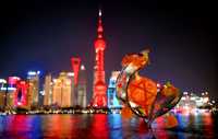 昨夜的北外灘，無人且愜意
