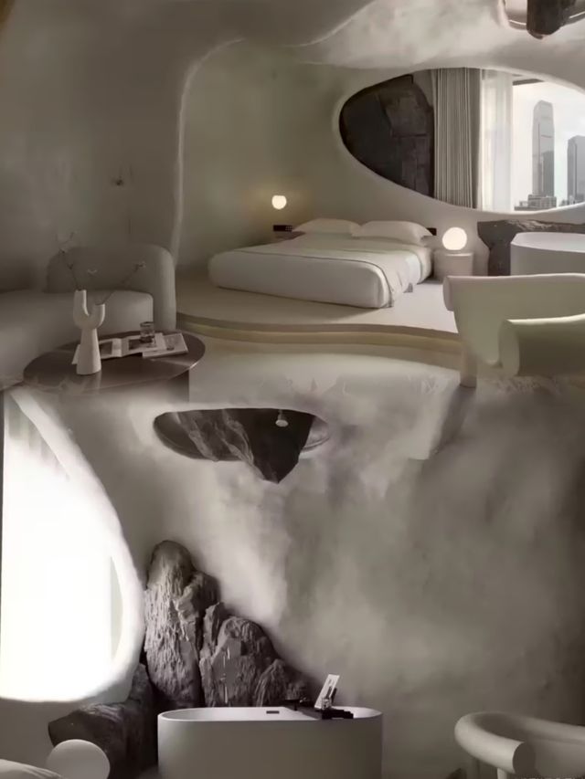 【在長沙IFS樓上發現一家把春天裝進房間的酒店！】