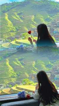 住進擁有畫框嘅房間，沉浸式打卡龍脊梯田