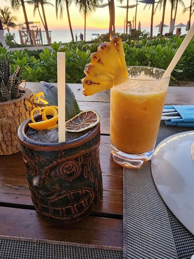 富國島夕陽海景下的饕餮
