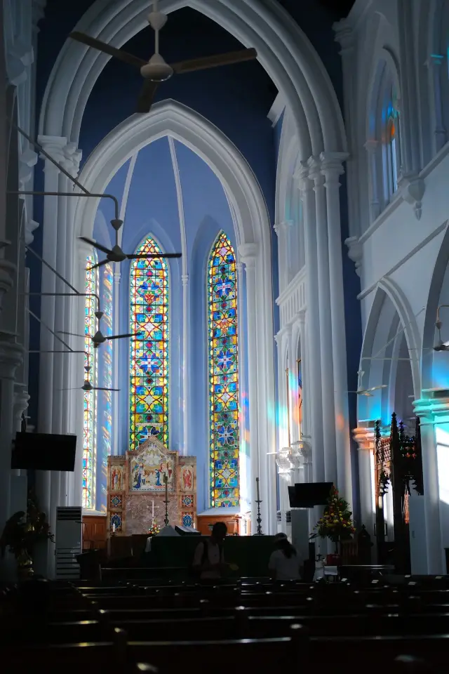 If you enter St. Andrew's Church at three in the afternoon