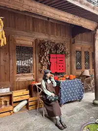 台州最美古村曬秋