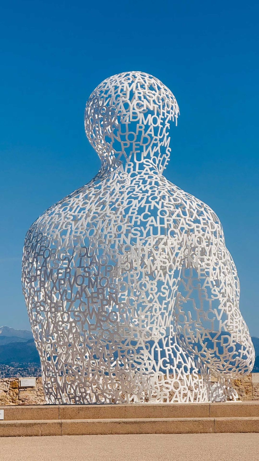 In Antibes, meet a white giant gazing at the sea