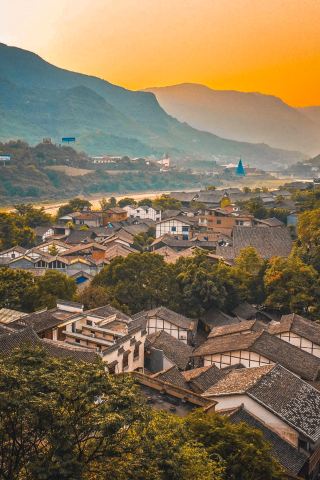 時間に忘れられた千年の古鎮、貴州の深山にて