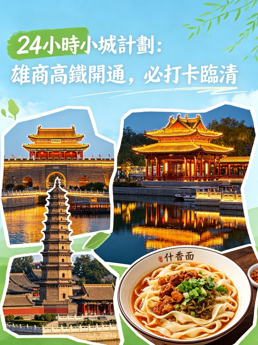 雄商高鐵開通，24小時打卡臨清