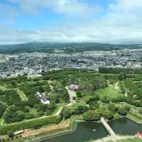 北海道大人氣景點❤️五稜郭塔😌高空遙望星星公園😍超令市景