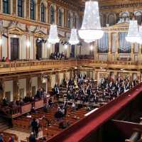 Wonderful hours in the Musikverein, Vienna 