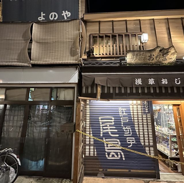 【東京】夜遅くの浅草寺さんぼ