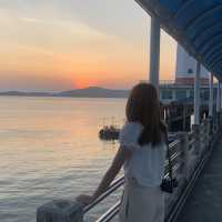 พระอาทิตย์ตกที่ประภาคารระนอง  ⛰️⚓️ สวยสุด
