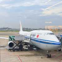 AIR CHINA B747-8 Shanghai to Beijing