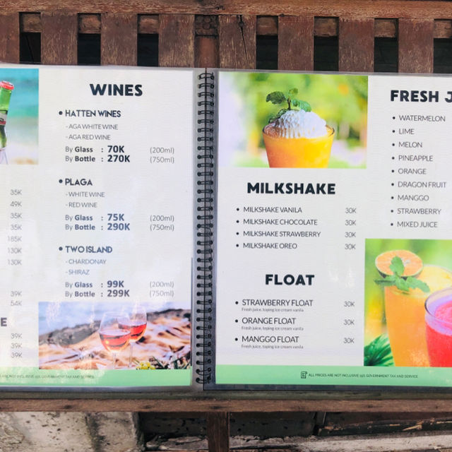 來峇里島「十大必吃餐廳」之一，喝杯新鮮果汁冰沙，大杯爽快：Warung Mina Legian